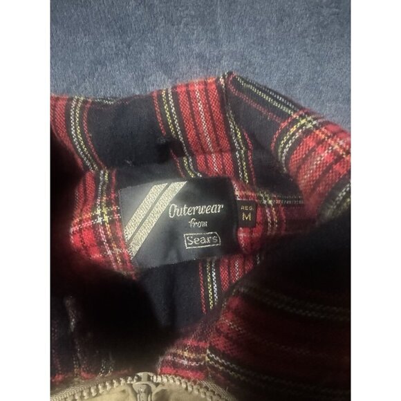 Vintage Outerwear From Sears Men's Tartan Plaid Lining Jacket M - Picture 3 of 7
